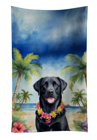 Labrador Retriever - Black - Luau Kitchen Towel