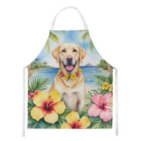 Labrador Retriever - Yellow - Luau Apron