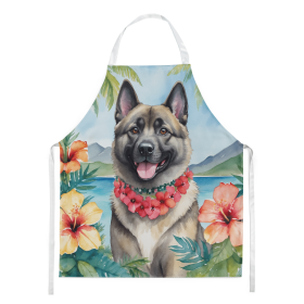 Norwegian Elkhound Luau Apron