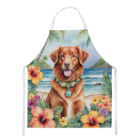 Nova Scotia Duck Trolling Retriever Luau Apron