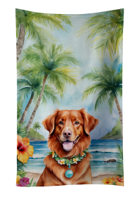 Nova Scotia Duck Tolling Retriever Luau Kitchen Towel