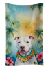 Pit Bull Terrier 1 Luau Kitchen Towel