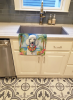 Poodle - White 1 - Luau Kitchen Towel