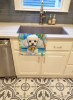 Poodle - White 2 -  Luau Kitchen Towel