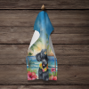 Poodle - Black 2 - Luau Kitchen Towel