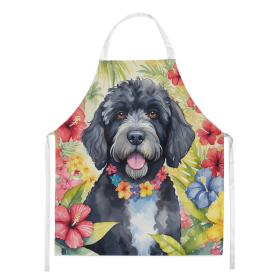 Portuguese Water Dog Luau Apron