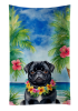 Pug - Black - Luau Kitchen Towel