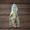 Rhodesian Ridgeback Luau Kitchen Towel