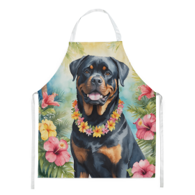 Rottweiler Luau Apron