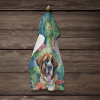 Saint Bernard 2 Luau Kitchen Towel