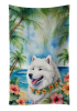 Samoyed Luau Kitchen Towel