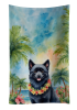 Schipperke Luau Kitchen Towel