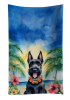 Scottish Terrier Luau Kitchen Towel