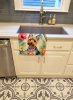 Silky Terrier Luau Kitchen Towel