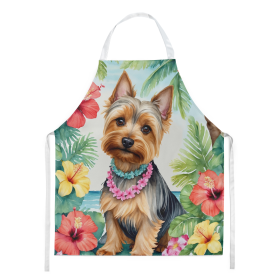 Silky Terrier Luau Apron