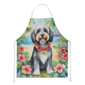 Tibetan Terrier Luau Apron