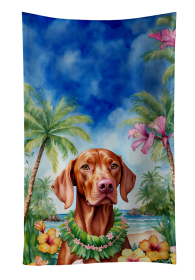 Vizsla Luau Kitchen Towel