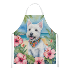 West Highland White Terrier/Westie Luau Apron