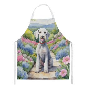 Bedlington Terrier Spring Path Apron