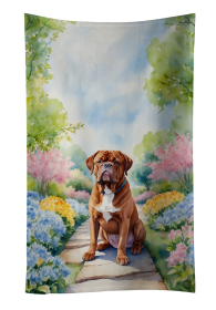 Dogue de Bordeaux Spring Path Kitchen Towel