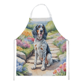 English Setter Spring Path Apron