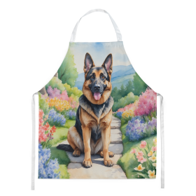 German Shepherd Spring Path Apron