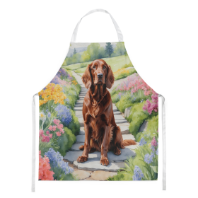 Irish Setter Spring Path Apron