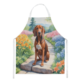 Redbone Coonhound Spring Path Apron