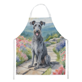 Scottish Deerhound Spring Path Apron