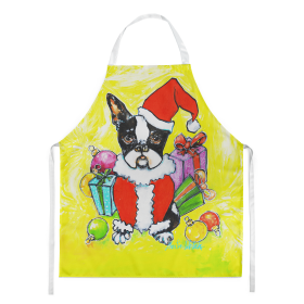 Boston Terrier Stinker That Stole Christmas Apron