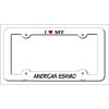 American Eskimo Breed Metal License Plate Frame