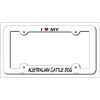 Australian Cattle Dog Breed Metal License Plate Frame