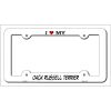 Jack Russell Terrier Breed Metal License Plate Frame