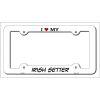 Irish Setter Breed Metal License Plate Frame