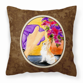 Chihuahua Portrait/Landscape Painting Fabric Decorative Pillow