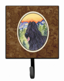 Briard 1 Dog Leash or Key Holder