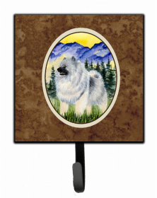 Keeshond 4 Dog Leash or Key Holder