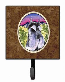 Schnauzer 6 Dog Leash or Key Holder