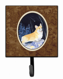 Corgi Starry Night Leash or Key Holder