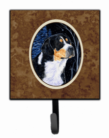 Bernese Mountain Dog Starry Night Leash or Key Holder