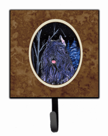 Bouvier des Flandres Starry Night  Dog Leash or Key Holder