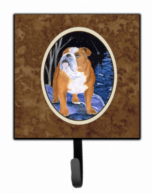 Bulldog Starry Night Dog Leash or Key Holder