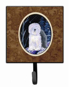 Old English Sheepdog 1 Starry Night Leash or Key Holder