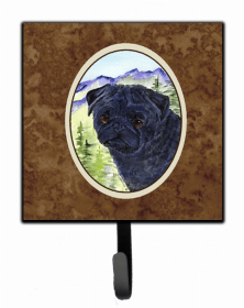 Pug Starry Night Leash or Key Holder