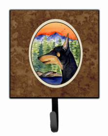 Manchester Terrier 1 Starry Night Leash or Key Holder