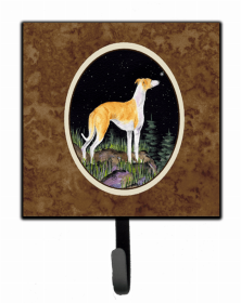 Whippet Starry Night Dog Leash or Key Holder