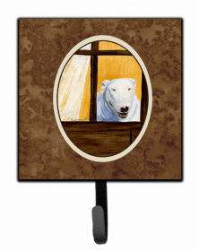 Bull Terrier 1 Dog Leash or Key Holder