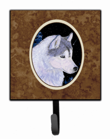 Siberian Husky 2 Dog Leash or Key Holder