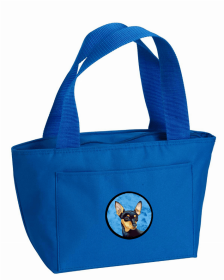 Min Pin Blue Lunch Bag