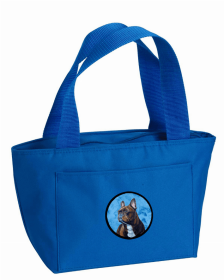 French Bulldog 2 Blue Lunch Bag